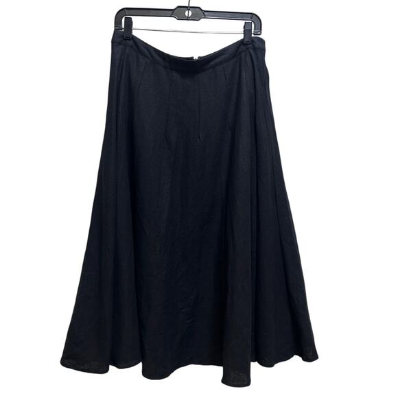 Who What Wear Maxi A-Line Linen Skirt 10 Whimsygoth Cottage Dark Fairy Academia - Picture 1 of 8
